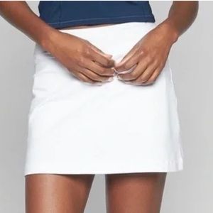 Athleta White Sweet Sport Skirt/Skort, White, L